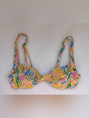 Aurelle Bikini Top in Design Marseille Size Small
